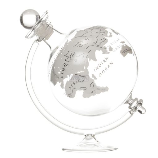Glass globe decanter - including glass stand - Image 3