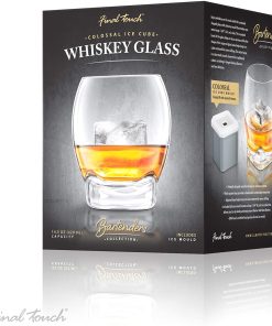 Colossal Whiskey glass and Ice cub Mould