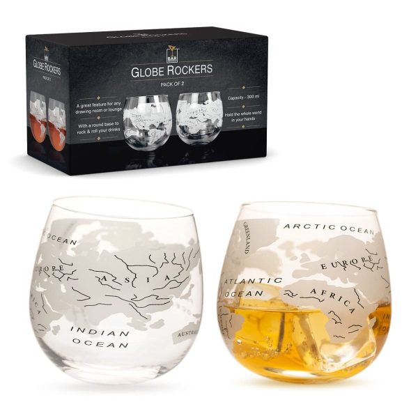 Globe Rocker Glasses (320ml) (Set of 2) - Image 4