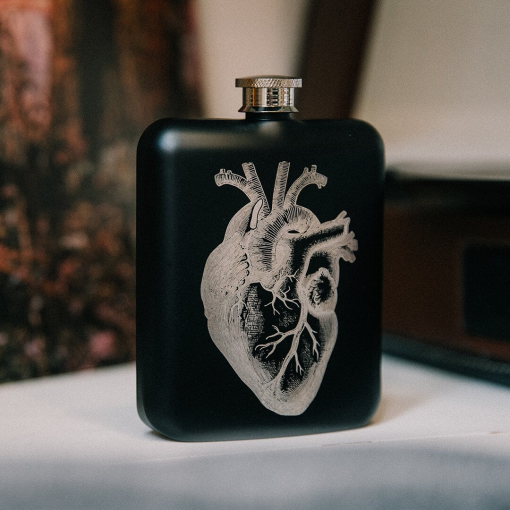 For Medicinal Purposes - flask with funnel
