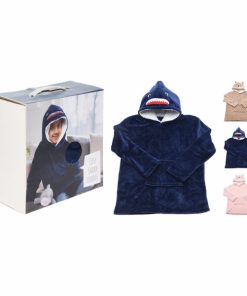 BLANKET WITH SLEEVES CHILDREN'S ONE SIZE