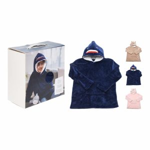 BLANKET WITH SLEEVES CHILDREN'S ONE SIZE