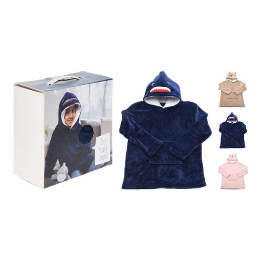 BLANKET WITH SLEEVES CHILDREN'S ONE SIZE