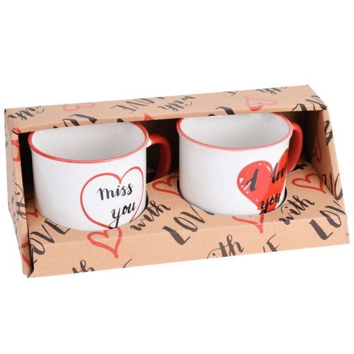 Set of 2 - love mugs - Image 2