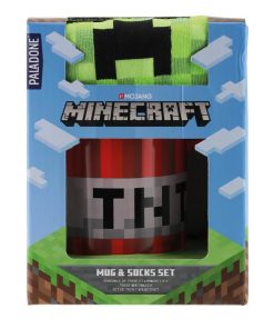 Alternative view of Minecraft Ceramic Mug and Socks Set
