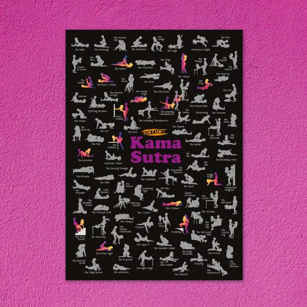 Kama Sutra Scratch Poster - Image 3