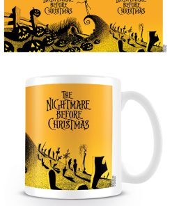 Alternative view of NIGHTMARE BEFORE CHRISTMAS GRAVEYARD SCENE HEAT CHANGING MUG