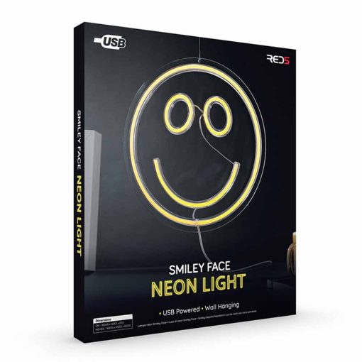 RED5 Smiley Face Neon Effect Light - Image 2