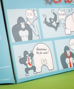 Alternative view of Eric the Memo Elephant