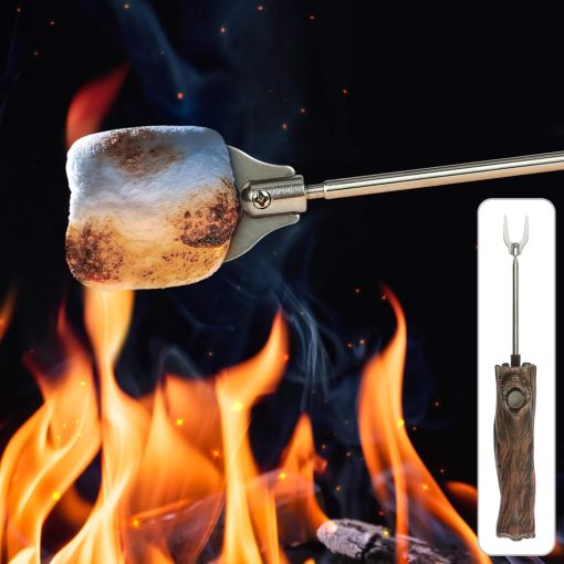Telescopic Rotating BBQ Fork