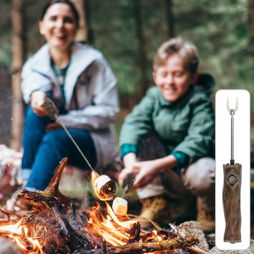 Telescopic Rotating BBQ Fork - Image 2