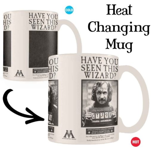 Harry Potter  Wanted Sirius Black Heat Changing Mug