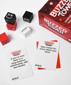 Buzzed™ Tower - Block Stacking Challenge Drinking Game