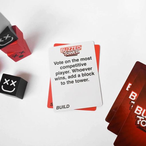 Buzzed™ Tower - Block Stacking Challenge Drinking Game - Image 3