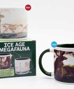 Alternative view of Ice Age Megafauna Heat Change Mug