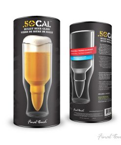 Final Touch 50 Cal Bullet Beer Glass