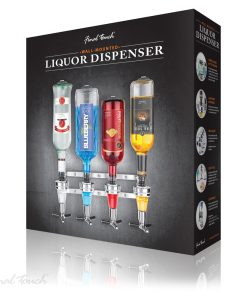 4 Bottle Wall Mounted Drinks Dispenser