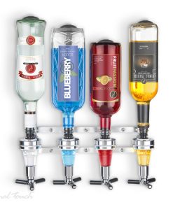 Alternative view of 4 Bottle Wall Mounted Drinks Dispenser