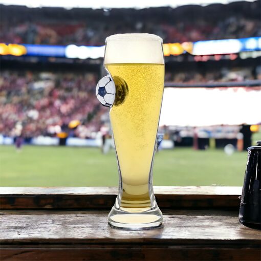 Sports Fan On the Ball Glass