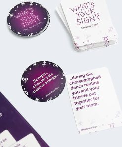 Alternative view of What's Your Sign? Horoscope Card Game
