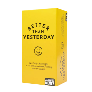 What do you Meme? Better Than Yesterday Self Help 365 Daily Challenges Game