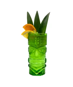 Happy Hour Tiki Cocktail Glass - Green