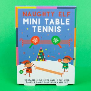 Naughty Elf Christmas Table Tennis