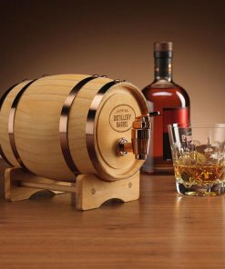 Alternative view of Wooden Keg Whiskey Barrel 800ml