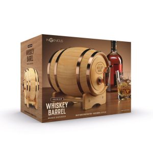 Wooden Keg Whiskey Barrel 800ml