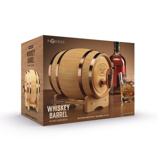 Wooden Keg Whiskey Barrel 800ml