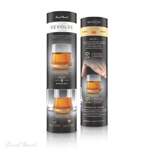 Revolving Shot Glass - Set of 4