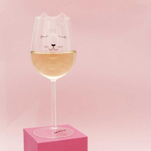 cat wine glass