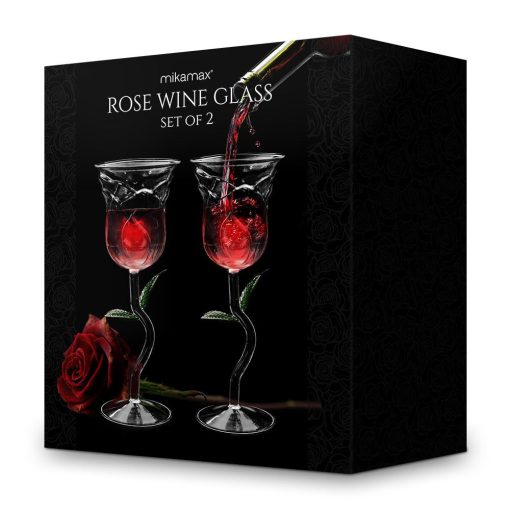 Rose Wine Glass Set - Image 2