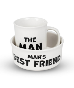 Alternative view of Man's Best Friend Mug & Bowl Set