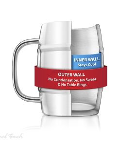 Alternative view of Jumbo Double Walled Beer Keg Mug