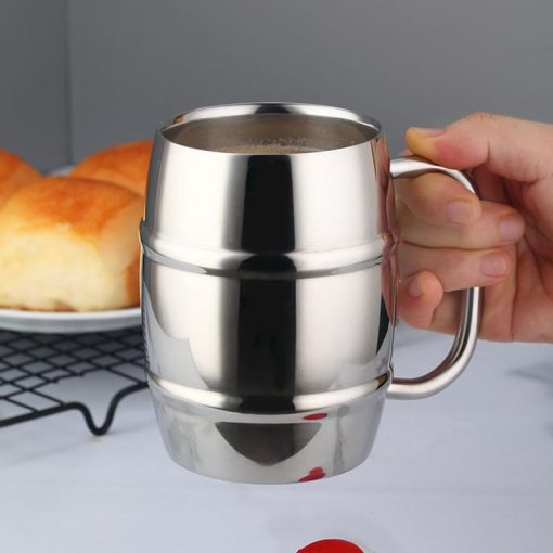Jumbo Double Walled Beer Keg Mug