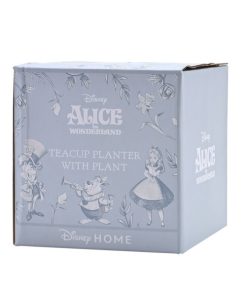 Alternative view of ALICE IN WONDERLAND - Teacup Planter with Faux Plant