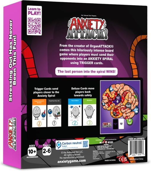Anxiety ATTACK! the Board Game by The Awkward Yeti - Image 2