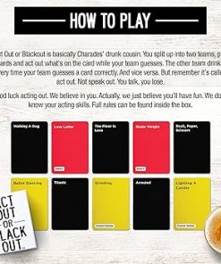 Alternative view of Act Out or Blackout - Drinking Game