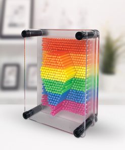 Alternative view of Rainbow Pin Art
