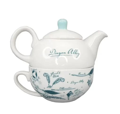 Harry Potter - Diagon Alley Tea Pot with Cup - Image 2