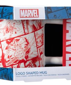 Alternative view of MARVEL LOGO SHAPED MUG