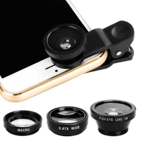 3 in 1 Camera Phone Lens Kit: Wide Angle, Macro & Fisheye - Image 4