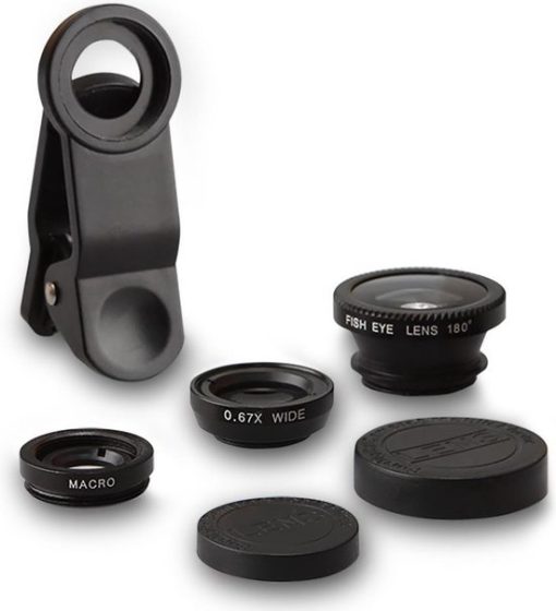 3 in 1 Camera Phone Lens Kit: Wide Angle, Macro & Fisheye - Image 3