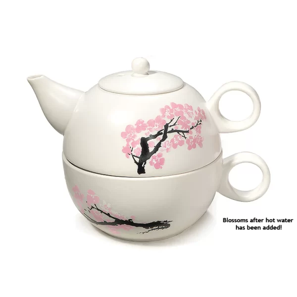 Blossom Morph Heat-Changing Tea Set for One - Image 2