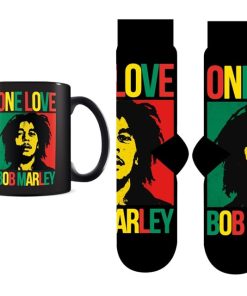 BOB MARLEY - One Love - Mug 315ml and Socks 41-45