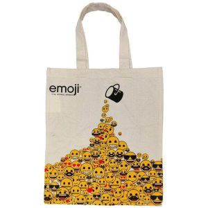 Emoji Cotton Tote Bag