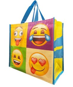 Emoji Faces Recycled Bag