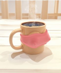 Boob Mug with Removable Bra