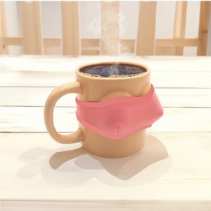 Boob Mug with Removable Bra
